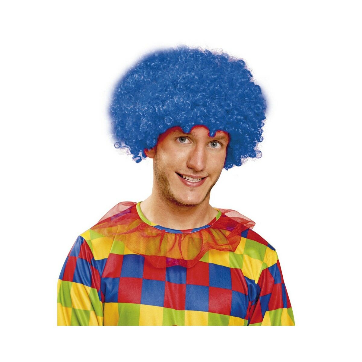 Perücke My Other Me Gelockt Blau